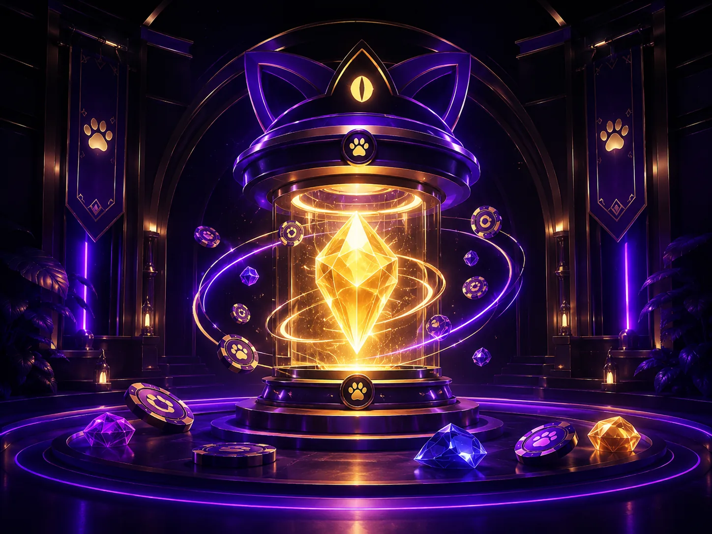 Стилизованная jackpot-витрина